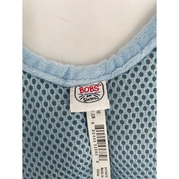Bobs by Skechers Cat Harness Adjustable Blue Collar Mesh One Size - Picture 3 of 5